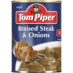 Photo of Tom Piper Braised Steak & Onions 400g