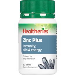 Photo of Healtheries Zinc Plus 90 Pack