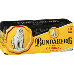 Photo of Bundaberg Up Rum & Cola Cans