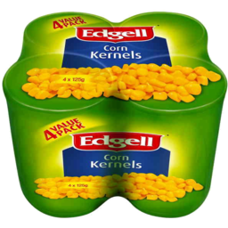 Photo of Edgell Corn Kernels Value Pack 4 X 125gm