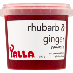 Photo of Yalla Rhubarb Ginger 350g