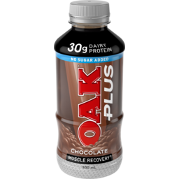 Photo of Oak Plus No Sugar Added Chocolate 500ml 500ml