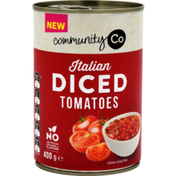 Photo of Community Co. Italian Diced Tomatoes 400gm