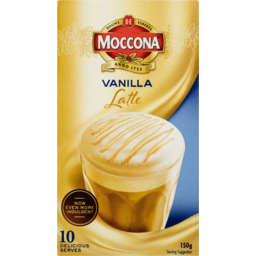 Photo of Moccona Café Sachet Vanilla Latte (130g)
