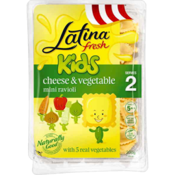 Photo of Latina Fresh Kids Mini Ravioli Pasta Cheese & Veetable 200g