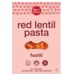 Photo of Keep It Cleaner Gluten Free Red Lentil Fusilli 250g