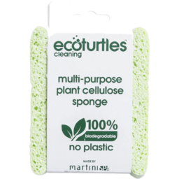 Photo of ecoturtles cleaning Multi-purpose Plant Cellulose Sponge