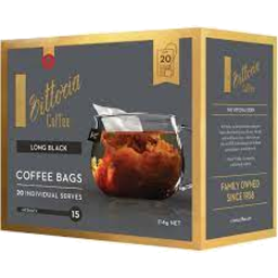 Photo of Vittoria Coffee Bags Long Black 20 Pack