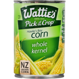 Photo of Wattie's Whole Kernel Corn In Brine 410g