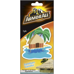 Photo of Armor All Tahitian Vanilla Air Freshener Card Single Pack
