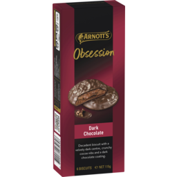 Photo of Arnott's Obsession Chocolate Biscuits Dark Chocolate 115g 115g