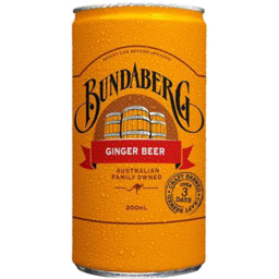 Photo of BUNDABERG GINGER BEER CAN 200ML