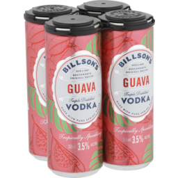 Photo of Billson's Vodka With Guava 4x355ml