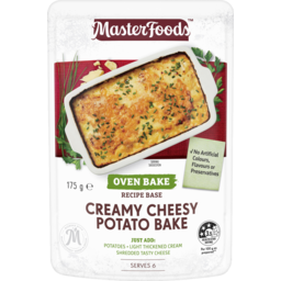 Photo of Masterfoods Recipe Base Creamy Cheesy Potato Bake 175g