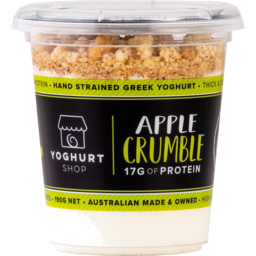 Photo of Yoghurt Shop Apple Crumble Greek Yoghurt 190g