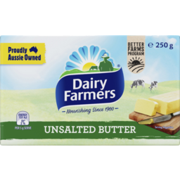 Photo of Dairy Farmers Unsalted Butter 250gm