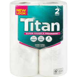 Photo of Select Titan Paper Towels White 2 Pack