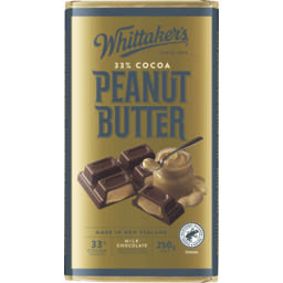 Photo of Whittaker's Milk Chocolate Peanut Butter 250g