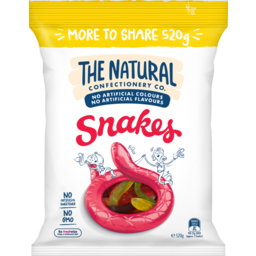 Photo of The Natural Confectionary Company Snakes 520g