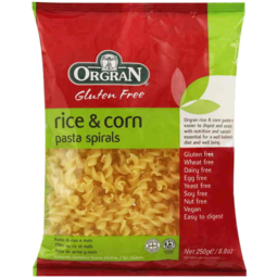 Photo of Orgran Gluten Free Rice and Corn Pasta Spirals 250g