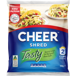 Photo of Cheer Tasty Shred Cheese 250g