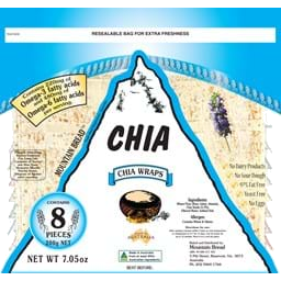 Photo of Mountain Bread - Chia Wraps 8 Pack