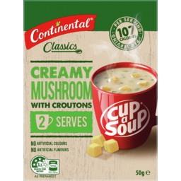 Photo of Continental Cup A Soup Creamy Mushroom With Croutons 2 Serves 50g