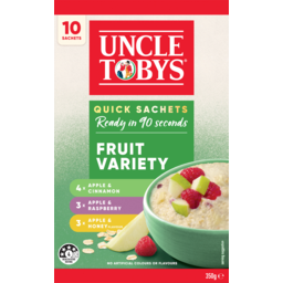 Photo of Uncle Tobys Fruit Variety Quick Oats Sachets