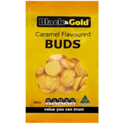 Photo of Black & Gold Caramel Buds 180gm
