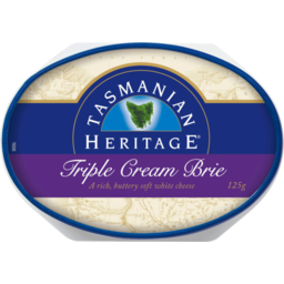 Photo of Tasmanian Heritage Triple Cream Brie 125g