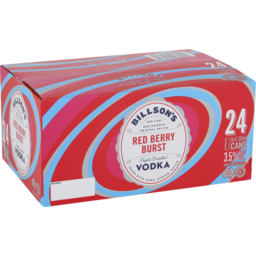 Photo of Billsons Red Berry Vodka 24x355ml