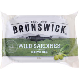 Photo of Brunswick Wild Sardines in Olive Oil 106gm