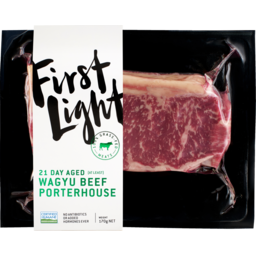 Photo of Firstlight Beef Porterhouse Steak 21 Day Aged Wagyu 170g