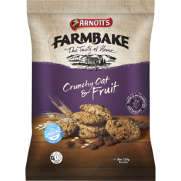 Photo of Arnotts Farmbake Cookies Crunchy Oat & Fruit 310g