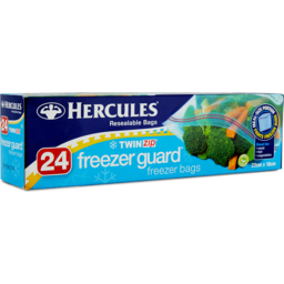 Photo of Hercules Plastic Bags Freezer Guard 24pk