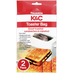 Photo of K&C Reusable Toaster Bags 2 Pack