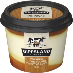 Photo of Gippsland Dairy Yogurt Twist Toffee & Honeycomb