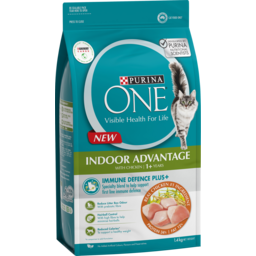 Photo of Purina One Adult Indoor Chicken Dry Cat Food Bag 1.4kg 1.4kg