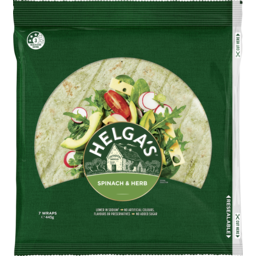 Photo of Helga's Spinach & Herb Wraps 7pk 445gm
