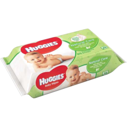 Photo of Huggies Baby Wipes Natural Care With Aloe Vera 56 Sheets