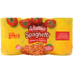 Photo of Wattie's Spaghetti In Tomato Sauce 3 Pack