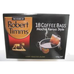 Photo of Timms Coffee Bags Mocha Kenya 18s