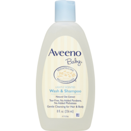 Photo of Aveeno Baby Wash & Shampoo Lightly Scented 236ml