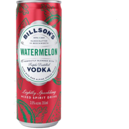 Photo of Billson's Vodka Watermelon Can 355ml
