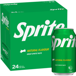 Photo of Soft Drinks, Sprite Lemonade 24 x 375 ml