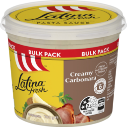 Photo of Latina Fresh Creamy Carbonara Pasta Sauce 700g