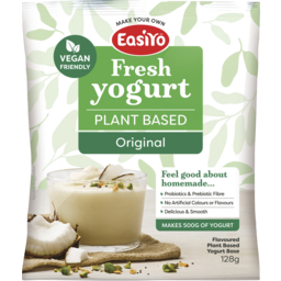 Photo of EasiYo Fresh Yogurt Plant Based Original 128g 