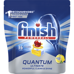Photo of Finish Quantum Ultimate Lemon Sparkle Dishwashing Tablets 36 Pack 36pk