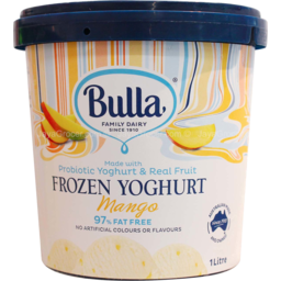 Photo of Bulla Mango Frozen Yoghurt 1l