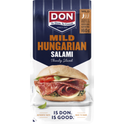 Photo of Don® Mild Hungarian Salami Thinly Sliced 160g 160g